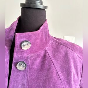 Vintage Purple Suede Marshall Fields jacket